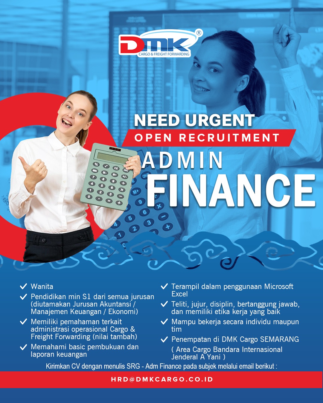 Job Vacancy : Admin Finance Semarang